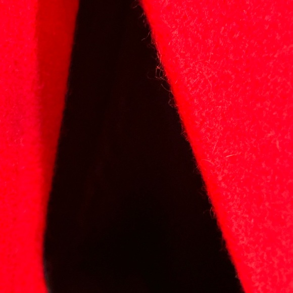 JOFELD/Vintage Red Wool Coat/Wool Swing Coat/Size Small - Picture 4 of 7
